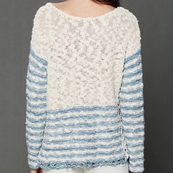 Free People Crochet Knit Pullover Sweater - Picture 2 of 8